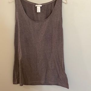 Light brown H&M Basic scoop neck tank size L